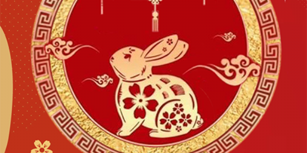 虎辭勝歲，兔躍新程。