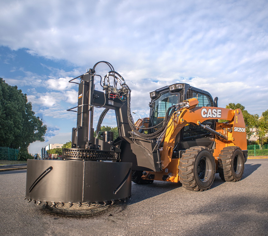 CASE SR250B 鏟裝機-佳士牌小山貓-原地迴轉